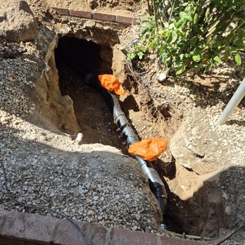 So-cal 1 plumbing & rooter - New pipe section with 2 clean outs. - Plumbing Near Me - Fullerton, California