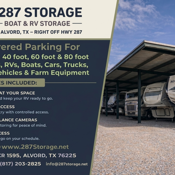 287 Boat and RV Storage - Self Storage Near Me - Alvord, Texas 287 Boat and RV Storage - Self Storage Near Me - Alvord, Texas