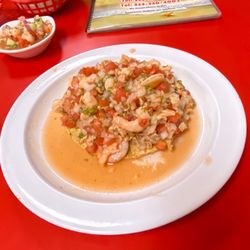 Jesse's Camarones Restaurant - Ceviche tostada