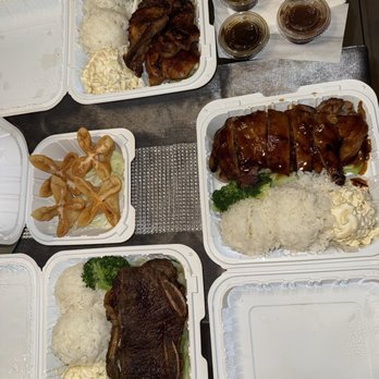 kona Hawaiian Bbq - Crab Rangoon's, chicken teriyaki, Hawaiian barbecue, and beef short ribs - Hawaiian Near Me - Denver, Colorado