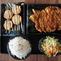 Midori - Pork katsu set (#6) ($15.80 AUD)