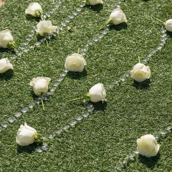 Island Petals - Crystal hanging flowers for the altar. - Florists Near Me - Fullerton, California