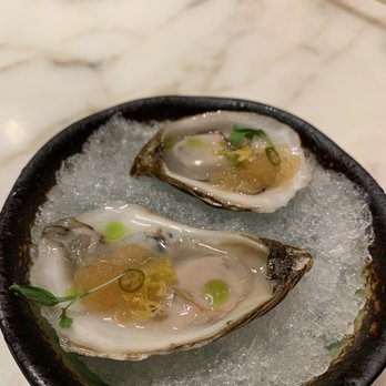 Uchi Dallas - East Coast Oyster   I would get this again. The best oyster I have ever had in my life. Love the citrus taste and so fresh - Japanese Near Me - Dallas, Texas