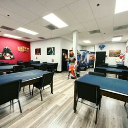 Dark Side Games - Larger area of gaming tables in the back of the shop