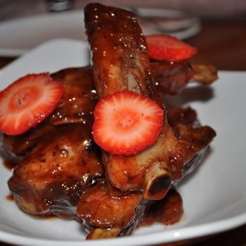 Traif - strawberry-cinnamon glazed baby back ribs - New American Near Me - Brooklyn, New York Traif - strawberry-cinnamon glazed baby back ribs - New American Near Me - Brooklyn, New York