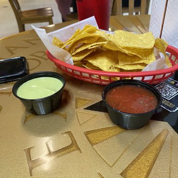 Dona Leti's - Chips and salsa, I really liked the green one. - Cocktail Bars Near Me - Houston, Texas