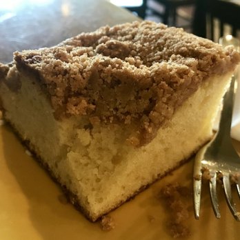 Volcano Coffee - Coffee cake - SO rich and the thickest topping - Cafes Near Me - South Hill, Washington