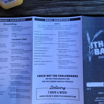 Ithaca Bakery - Menu - Delis Near Me - Ithaca, New York