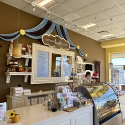 the interior of a bakery the interior of a bakery
