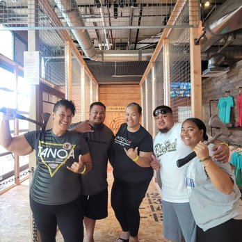 Blade & Timber Axe Throwing - Honolulu - Sole and Suga power - Axe Throwing Near Me - Honolulu, Hawaii Blade & Timber Axe Throwing - Honolulu - Sole and Suga power - Axe Throwing Near Me - Honolulu, Hawaii