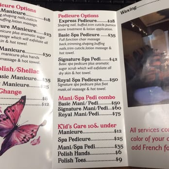 Nails & Spa - Brochure as of 2/18/16 - Nail Salons Near Me - Brecksville, Ohio