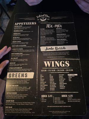 Menu photo 1 Island Bar & Grill Surfside Myrtle Beach, SC Menu photo 1 Island Bar & Grill Surfside Myrtle Beach, SC