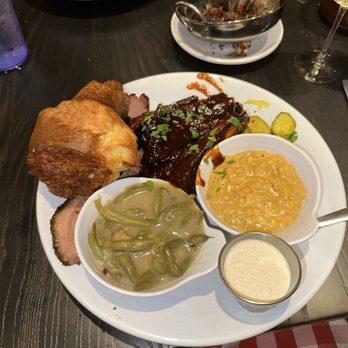 Salt + Smoke - Bestie Duo: Sweet ribs, brisket, creamed corn, green bean gravy special side - Sandwiches Near Me - St. Louis, Missouri Salt + Smoke - Bestie Duo: Sweet ribs, brisket, creamed corn, green bean gravy special side - Sandwiches Near Me - St. Louis, Missouri