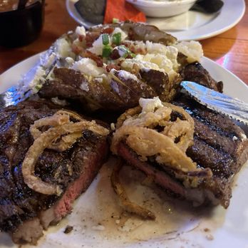 Cattlemens - Rib eye Baked Potato grilled perfect - Steakhouses Near Me - Selma, California Cattlemens - Rib eye Baked Potato grilled perfect - Steakhouses Near Me - Selma, California