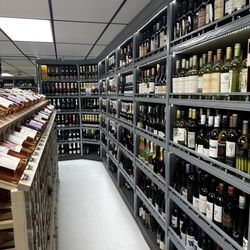 Bunkerhill Market Deli & Liquor - Huge wine selection all organized