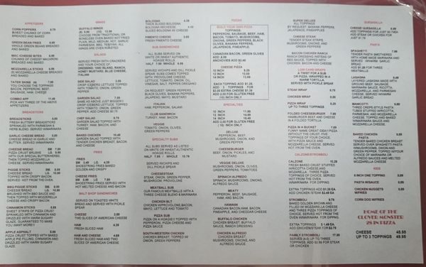 Menu photo 1 Pop Pop's Pizza and Grinders Clover, SC