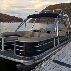 Buckhorn Ridge Outfitters - 14 person pontoon ready for rent on Horsetooth Reservoir
