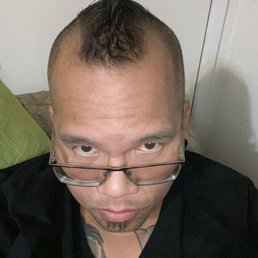 My hairstyle before my haircut from the Barber shop