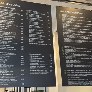 Extraordinary Desserts - Left side of my he menu - Bakeries Near Me - San Diego, California