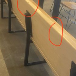 Chipotle Mexican Grill - 2 flies (circled in red)