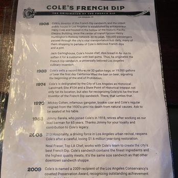 Cole's French Dip - Bars Near Me - Los Angeles, California Cole's French Dip - Bars Near Me - Los Angeles, California