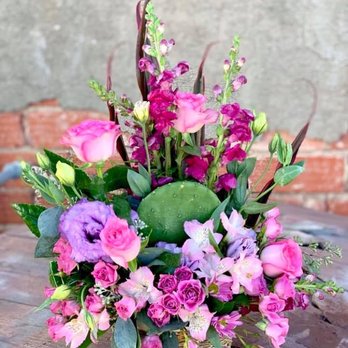 The Petal Post Chickasha - Purple flower arrangement from Ootsie's Flower Shop and Boutique - Florists Near Me - Chickasha, Oklahoma The Petal Post Chickasha - Purple flower arrangement from Ootsie's Flower Shop and Boutique - Florists Near Me - Chickasha, Oklahoma