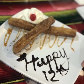 Taco Hut - Thank you taco hut for the great birthday song and churros. Janae and the crew were awesome - Mexican Near Me - Ontario, California