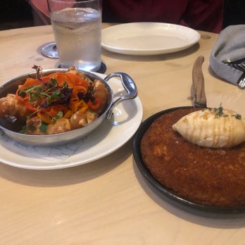 Eunice - Cornbread and Dan Dan shrimp - Cajun/Creole Near Me - Houston, Texas