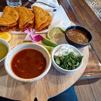 Salsas Mex Collins Rd - 3 Birria Tacos Lunch - Mexican Near Me - Jacksonville, Florida Salsas Mex Collins Rd - 3 Birria Tacos Lunch - Mexican Near Me - Jacksonville, Florida