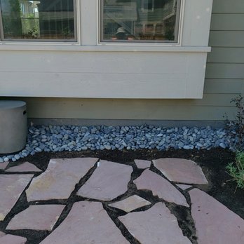 Emergency Sprinkler Repair Pros - We also do hardscapes. Here is a picture of a flagstone sitting area. - Lawn Services Near Me - Denver, Colorado Emergency Sprinkler Repair Pros - We also do hardscapes. Here is a picture of a flagstone sitting area. - Lawn Services Near Me - Denver, Colorado
