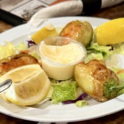 El Mexicali Cafe - Yellow chilies stuffed with shrimp