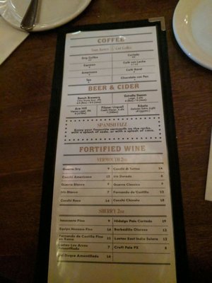 Menu photo 8 Bar Raval Toronto, ON