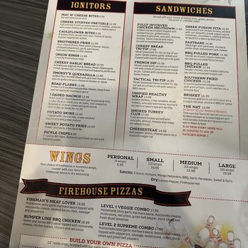 Firehouse Southwest Station - Front of the menu - American Near Me - Bakersfield, California Firehouse Southwest Station - Front of the menu - American Near Me - Bakersfield, California