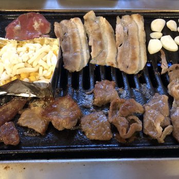 Million Restaurant - Set B (Kal bi subbed for beef skirt) - Korean Near Me - Honolulu, Hawaii