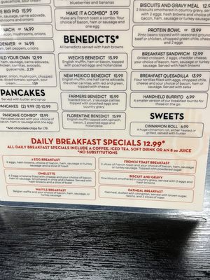 Menu photo 1 Weck's Las Cruces, NM Menu photo 1 Weck's Las Cruces, NM