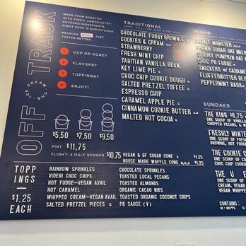Off Track Ice Cream - Ice Cream & Frozen Yogurt Near Me - Charleston, South Carolina