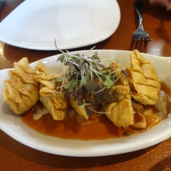 MW Restaurant - Ahi Poke Mandoo. - New American Near Me - Honolulu, Hawaii