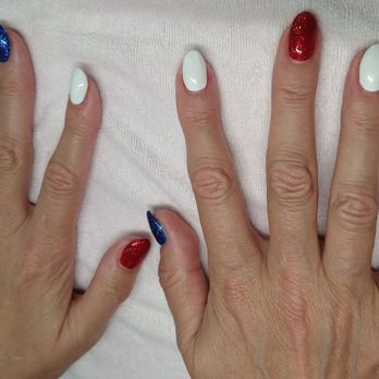 Vivi Nails & Spa - I asked for these colors for the 4th of July! - Nail Salons Near Me - Latham, New York Vivi Nails & Spa - I asked for these colors for the 4th of July! - Nail Salons Near Me - Latham, New York