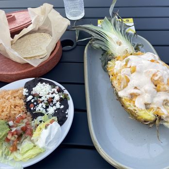 El Milagro Azteca - Piña Relleno entree - Mexican Near Me - St. Louis, Missouri El Milagro Azteca - Piña Relleno entree - Mexican Near Me - St. Louis, Missouri