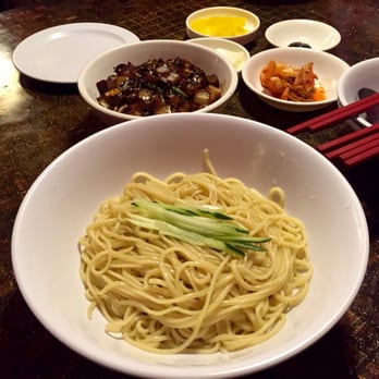Yong gung - Noodles with Black Bean Sauce (Gan JjaJang) - Korean Near Me - Aurora, Colorado Yong gung - Noodles with Black Bean Sauce (Gan JjaJang) - Korean Near Me - Aurora, Colorado