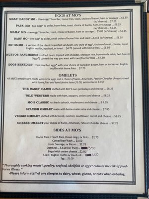 Menu photo 2 Mo's Midtown Restaurant Hartford, CT Menu photo 2 Mo's Midtown Restaurant Hartford, CT
