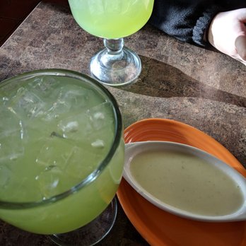 El Palenque - Jumbo margarita and large queso - Mexican Near Me - Buffalo, New York
