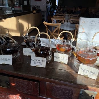 Tea Modern Chinese - Tea samples - Tea Rooms Near Me - Orange, California