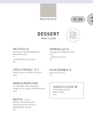 Menu photo 4 Mill-Feuille Luzern, LU Menu photo 4 Mill-Feuille Luzern, LU
