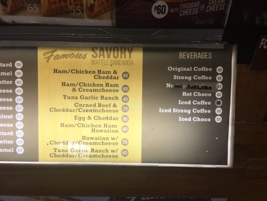 Menu photo 2 Famous Belgian Waffles Angeles City, PAM