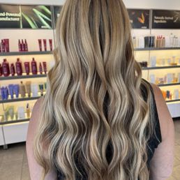 Cut, color and highlights by Kayleigh