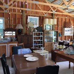 Lots of furniture, decor and more to be found in the barn outside of Glisson's!