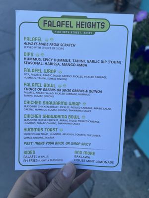Menu photo 3 Falafel Heights San Diego, CA Menu photo 3 Falafel Heights San Diego, CA