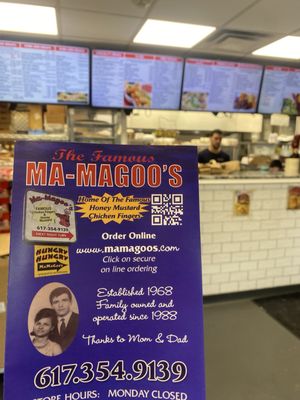 Menu photo 2 Ma Magoo's Pizza & Sub Shop Cambridge, MA Menu photo 2 Ma Magoo's Pizza & Sub Shop Cambridge, MA