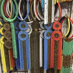 Kaarta Imports & Fabrics - Hand made beaded necklaces from Mali